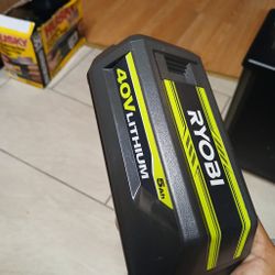 RYOBI
40V Lithium-Ion 5.0 Ah Battery