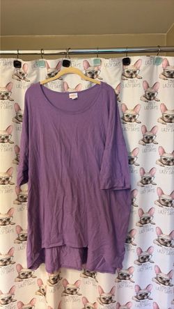 LuLaRoe Purple shortSleeve Tunic Top