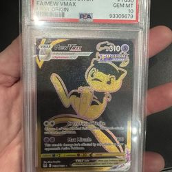 2022 Pokemon SWSH Mew Vmax PSA 10 Lost Origin