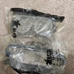 2 New Safety Goggles