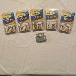 (6) Brother P-Touch Cartridges. M-231