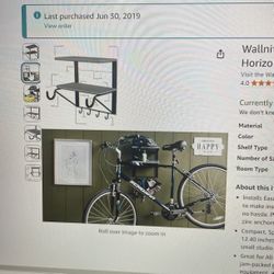 Amazing High Quality Horizontal Bike Holder Hook With Shelves 