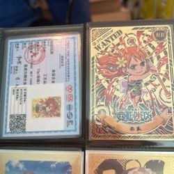 Metal Rare Ccg Nami $100 Comes With Cert 