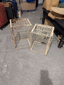 Metal milk crates
