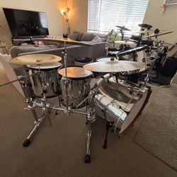 DDrums With Stealth Rack, Brass Snare And All Cymbals