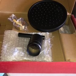 Matte Black Shower Trim Kit