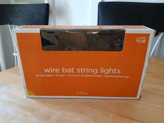 Halloween bat string lights