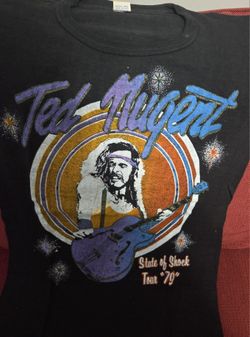Ted Nugent Concert Shirt 1978