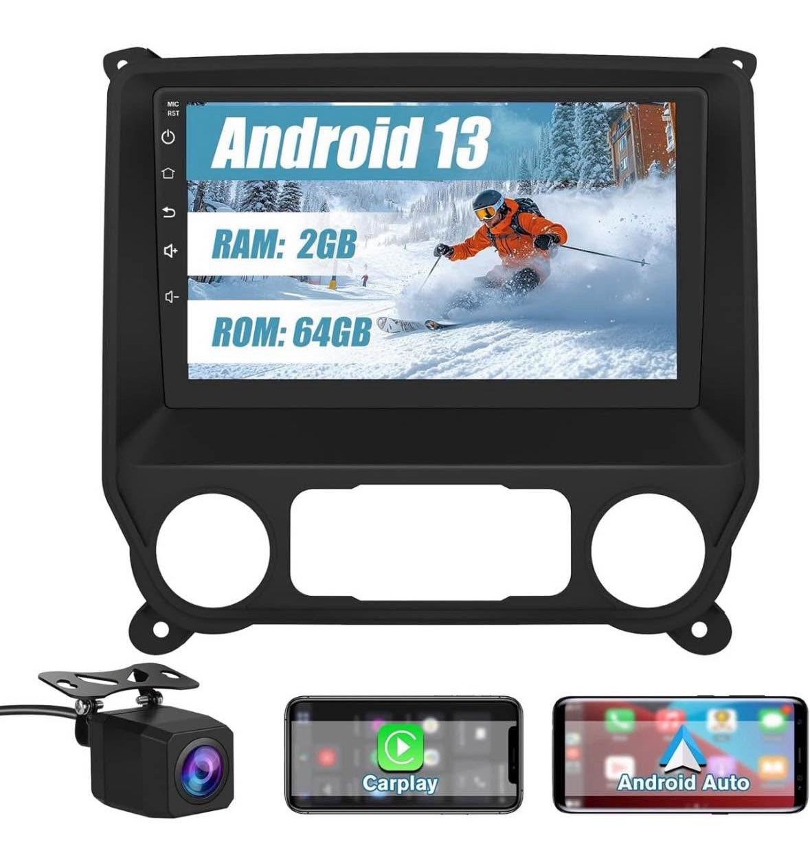 Car Radio Stereo for Chevy Silverado GMC Sierra 2014-2018