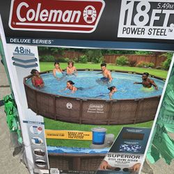 Coleman Brand New Pool In Box 18x48