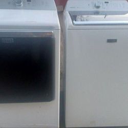 MAYTAG CENTENNIAL COMERCIAL SET WASHER AND ELECTRIC DRYER PERFECT CONDITION WORKING /ALMOST NEW