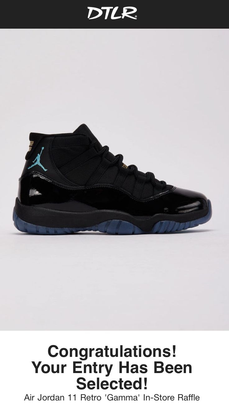 Jordan 11 Gamma