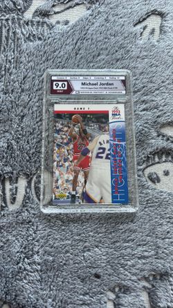Michael Jordan Graded 9.0 Rare Game 1