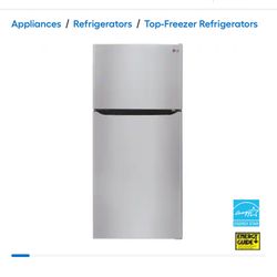 LG Garage Ready Internal Water Dispenser 23.8-cu ft Top-Freezer Refrigerator