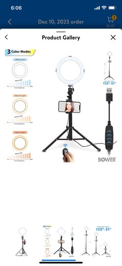 8 in Selfie Ring Light (Make An Offer)