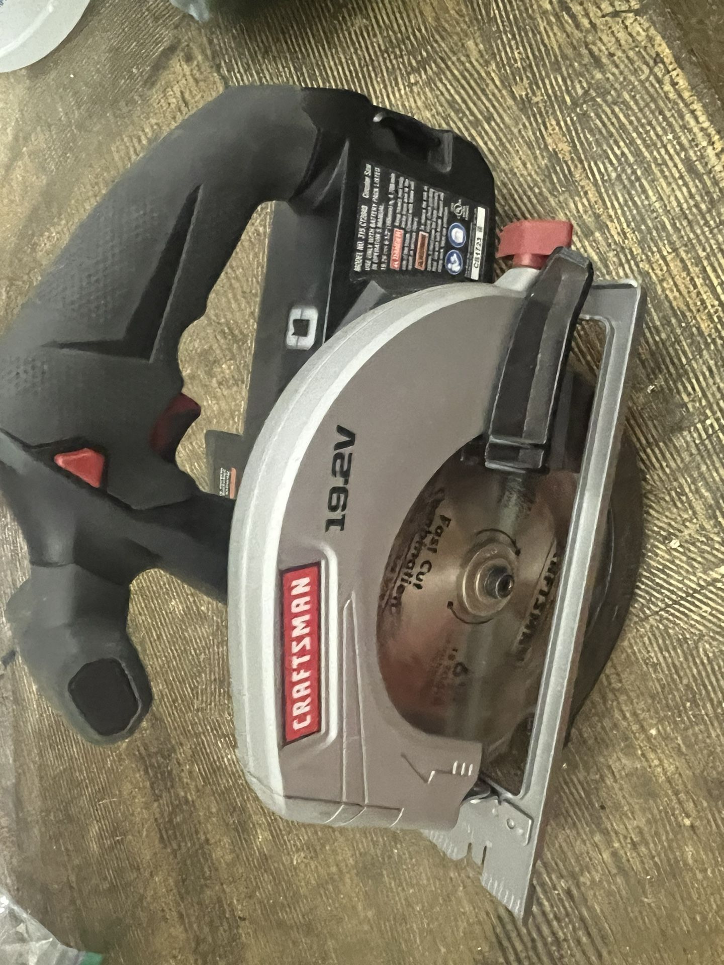 Craftsman 6” Circular Saw 19.2v