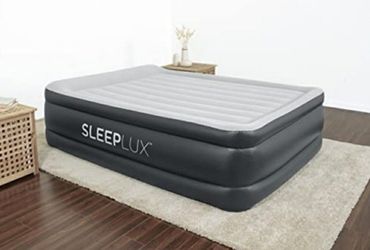 SLEEPLUX Tritech Queen Size Air Mattress with Built-in Pump and USB Charger