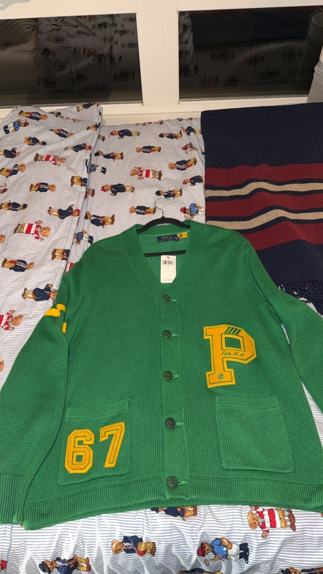 Polo Ralph Lauren Letterman Cardigan