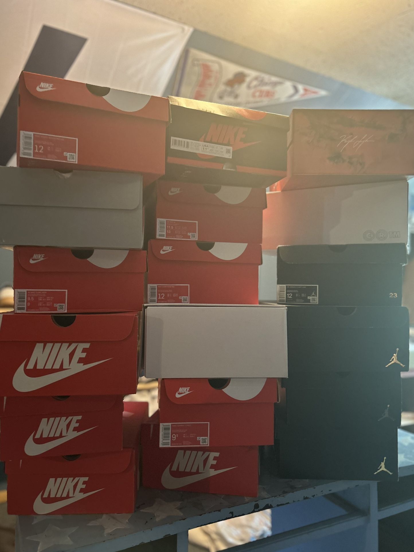 Assorted Nike/Jordan Shoe Boxes