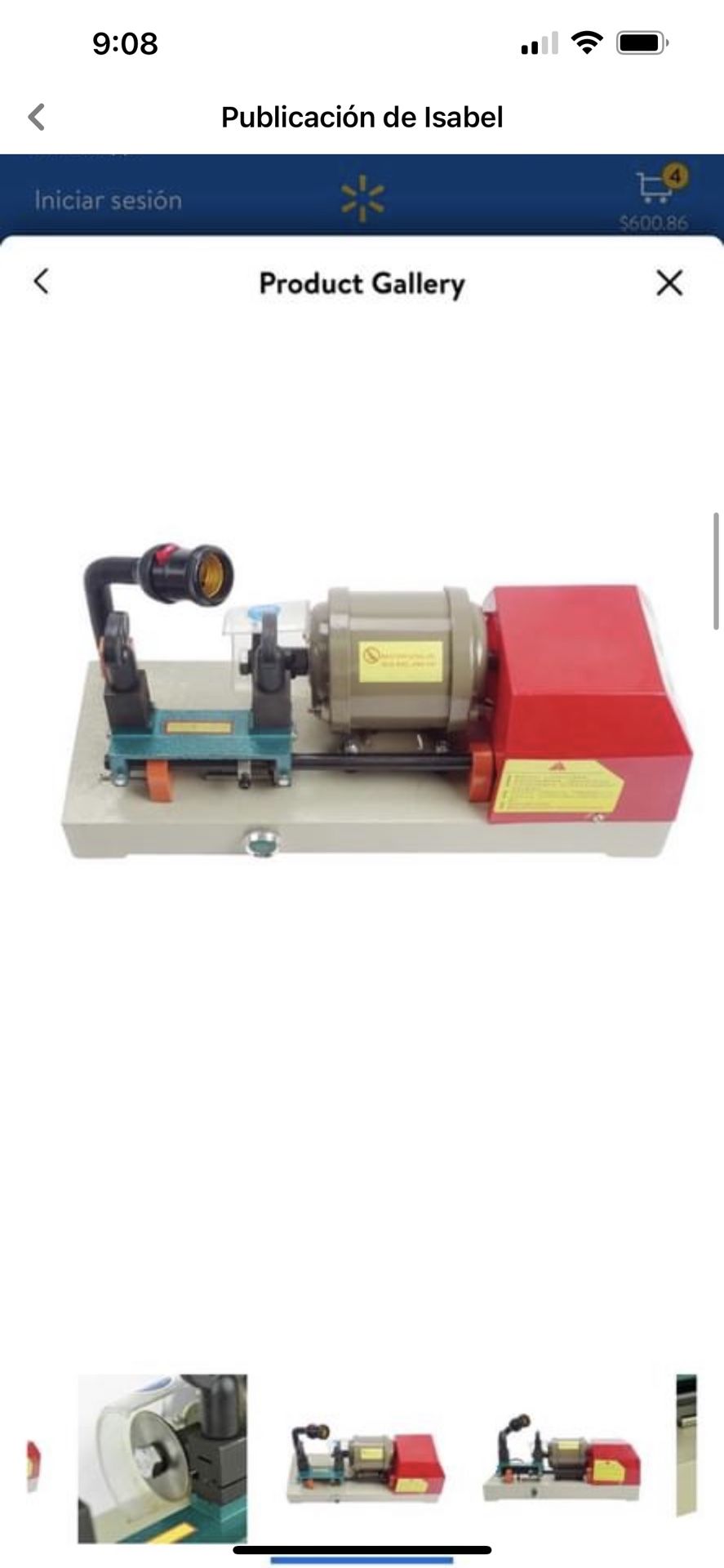 FICISOG Key Duplicating Machine 110V Horizontal Copy Machine Cutter Cutting Machine,(100W) $135