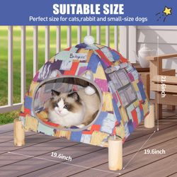 Brand new elevated cat tent