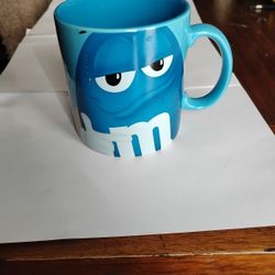M&M Mars World Blue Coffee Tea Mug