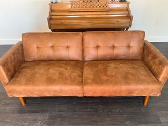 Brown Futon Couch