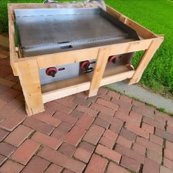 NEW Commercial Restaurant 3ft Griddle Flat Top Grill Gas Or LP