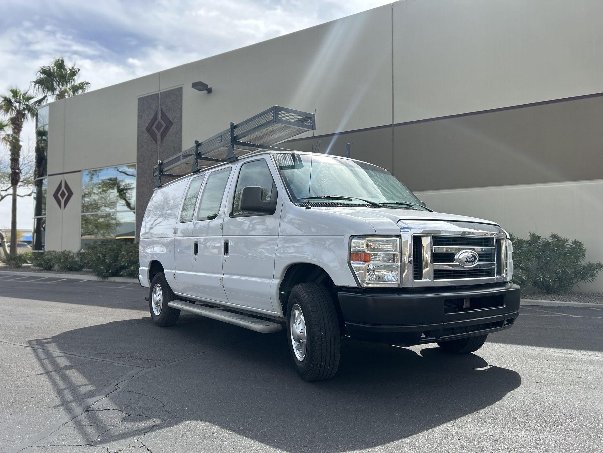 2014 Ford E250 Cargo Van With Roof Rack