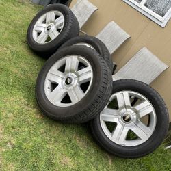 20” OEM Chevy Texas Edition Wheels And Tires 