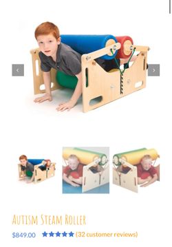 Autism squeeze machine steam roller