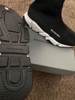 balenciagas black/white