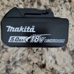 Makita 18 Volt 5.0 Ah Battery 