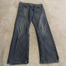 Signature by Levi Strauss & Co Mens Slim Straight Blue Denim Jeans Size 32x28
