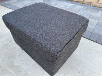 Charcoal Grey Ottoman