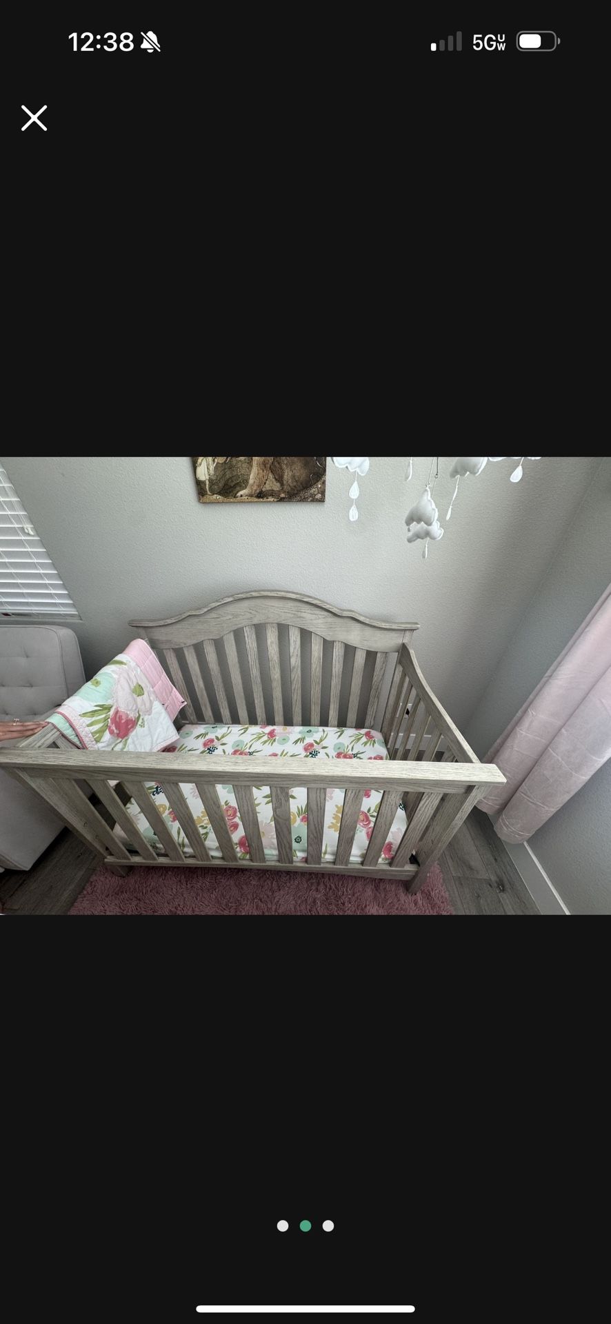 Delta Children Farmhouse 6-in-1 Convertible Crib