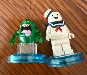 LEGO Dimensions Ghostbusters Lot 71233 & 71241 Slimer Stay Puft Minifigures