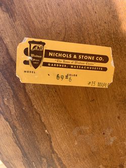 Nichols and Stone Vintage Maple Rocking Chair Thumbnail