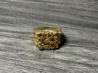 10k Gold Nugget Ring