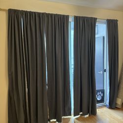 Blue/Gray Blackout Curtains