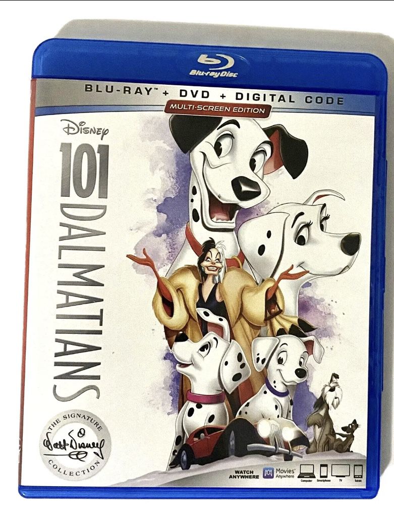 Disney 101 Dalmatians Blu-ray + DVD  2019 Condition is Pre-Owned Good