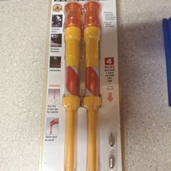 RED FLASHING LIGHTS FOR SAFETY LAZER FLATE WARNING LIGHTS- BRAND NEW & SEALED $30 FIRM PRICE 