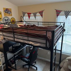 Bunk Bed + Desk 