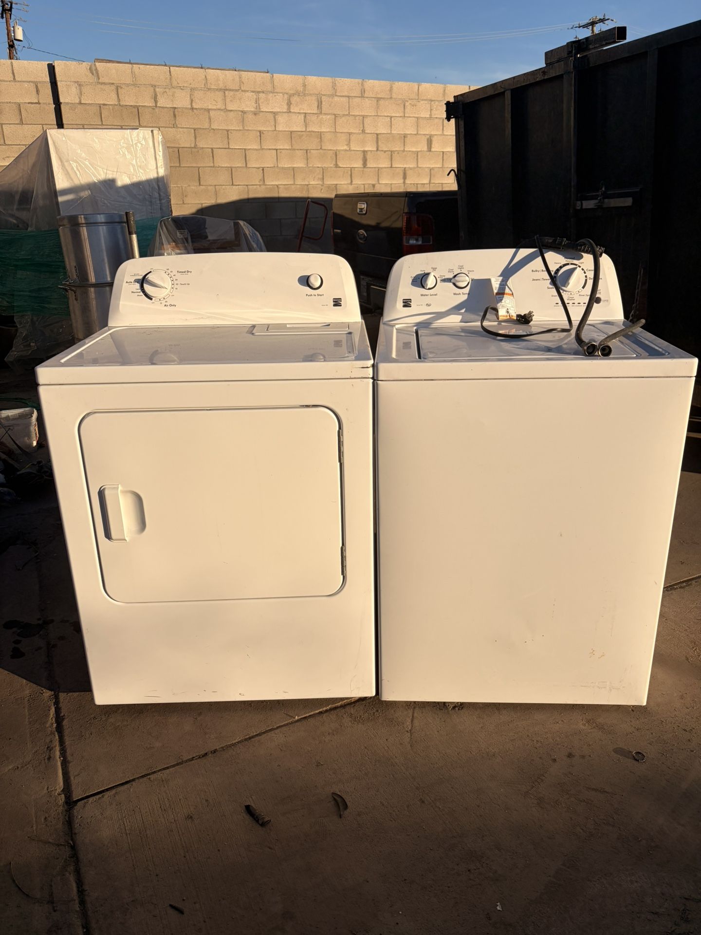 Washer And Dryer Set