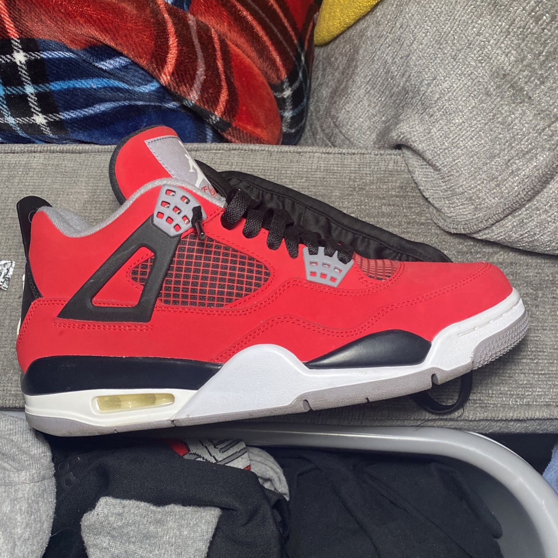Jordans Red Black Grey And White