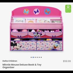 Minnie Mouse Toy Organizer/ Kids/ Toys/ Furniture/ Minnie Mouse/ New 