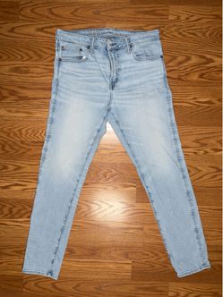 American Eagle Outfitters Airflex + Athletic Skinny Jeans / Light Men 32x30