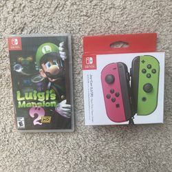 Luigi’s Mansion 2 & Joy-Con’s