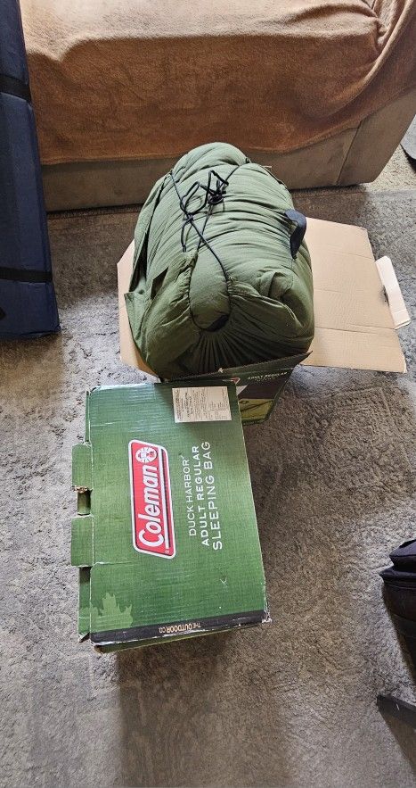 Green Sleeping Bags With Air Mattresses