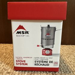 MSR Reactor 1.0 Liter Stove New